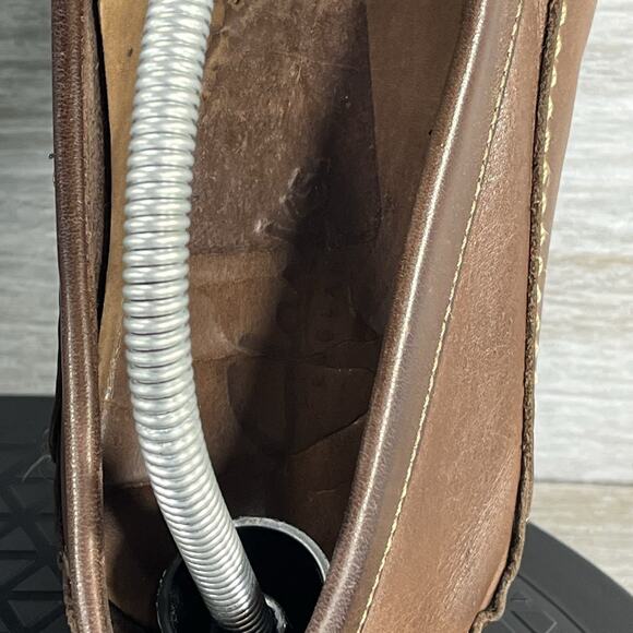 Clarks Men's Markman Way Brown Leather Driving Loafers Size 11 M - Picture 7 of 9